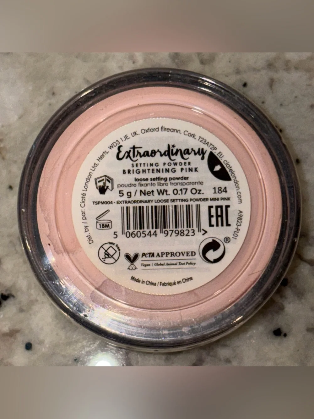 Ciate Extraordinary Brightening Pink Setting Powder